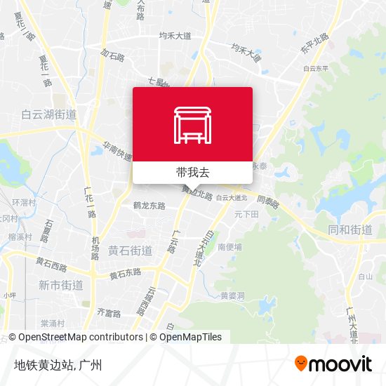 地铁黄边站地图