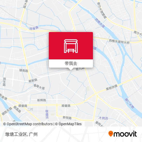 墩塘工业区地图