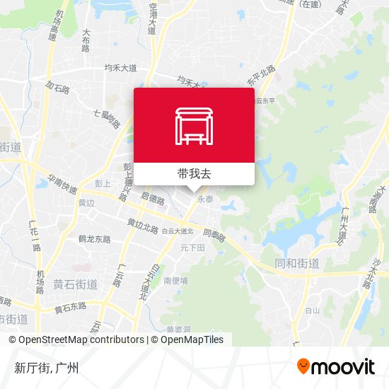 新厅街地图