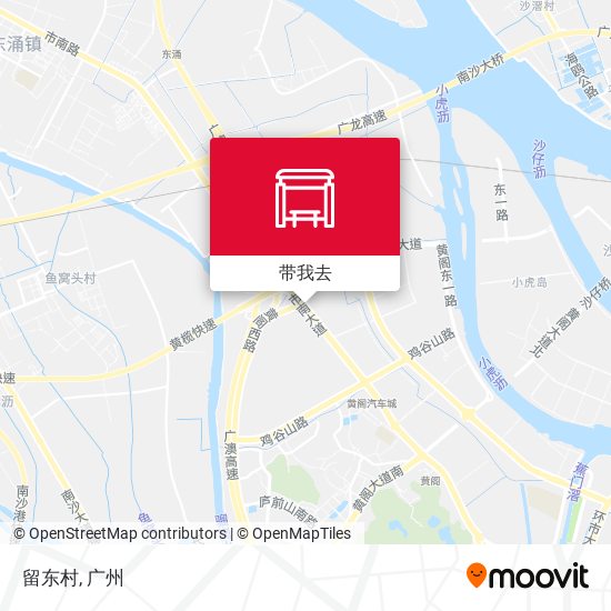 留东村地图