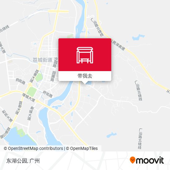 东湖公园地图