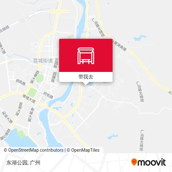 东湖公园地图