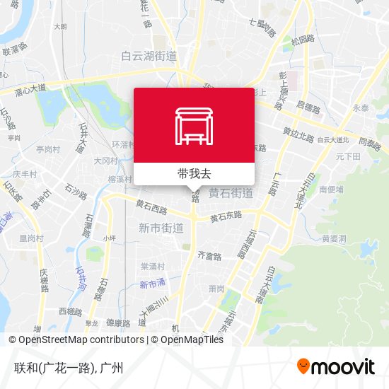 联和(广花一路)地图