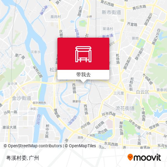 粤溪村委地图