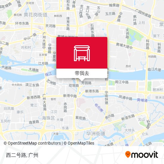 西二号路地图