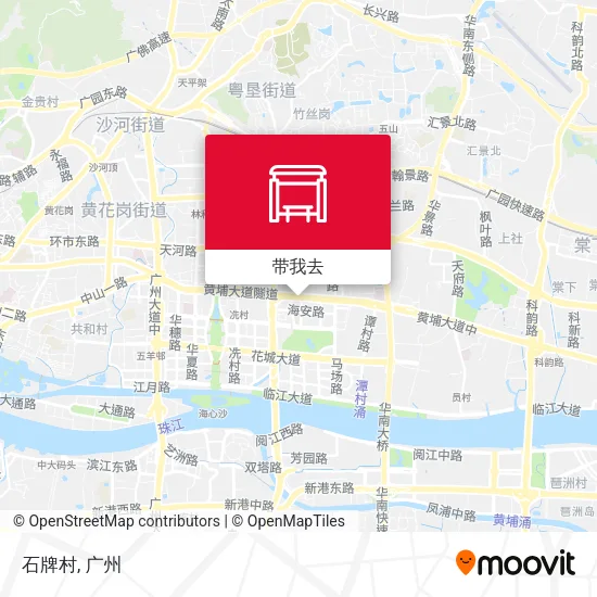 石牌村地图