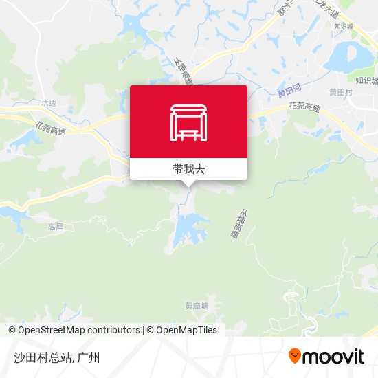 沙田村总站地图