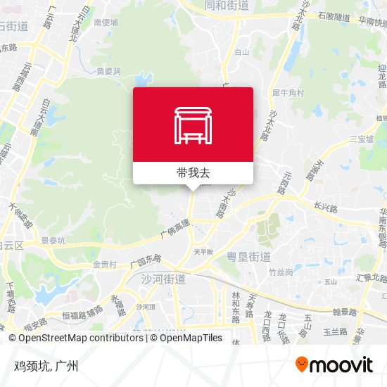 鸡颈坑地图