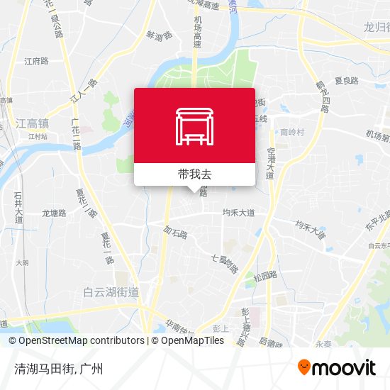 清湖马田街地图