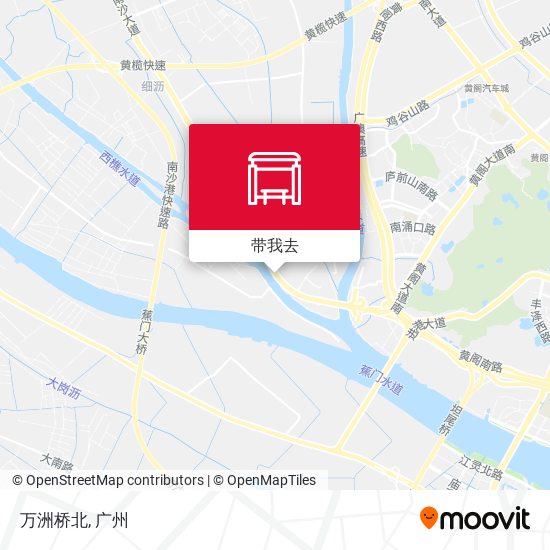 万洲桥北地图
