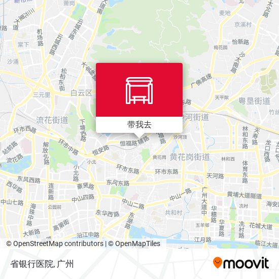 省银行医院地图