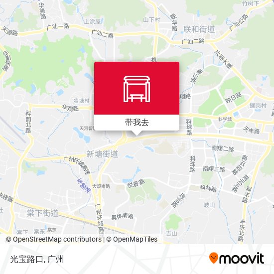 光宝路口地图
