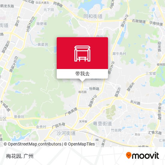 梅花园地图