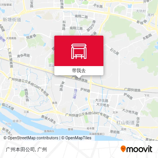 广州本田公司地图