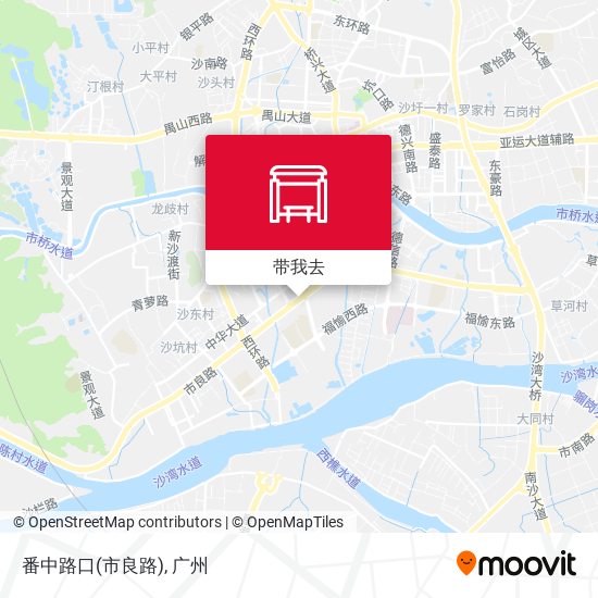 番中路口(市良路)地图