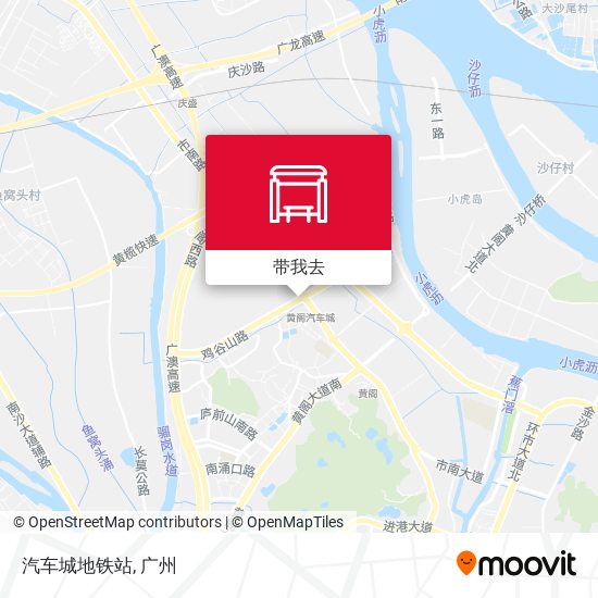 汽车城地铁站地图