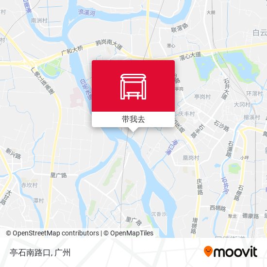 亭石南路口地图