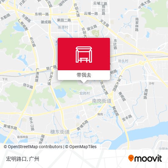 宏明路口地图