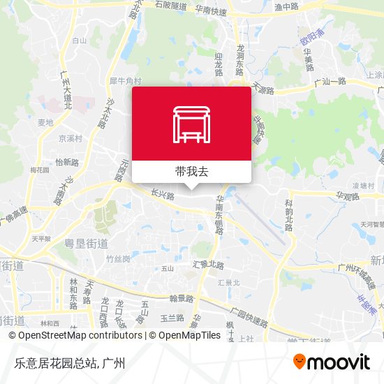 乐意居花园总站地图