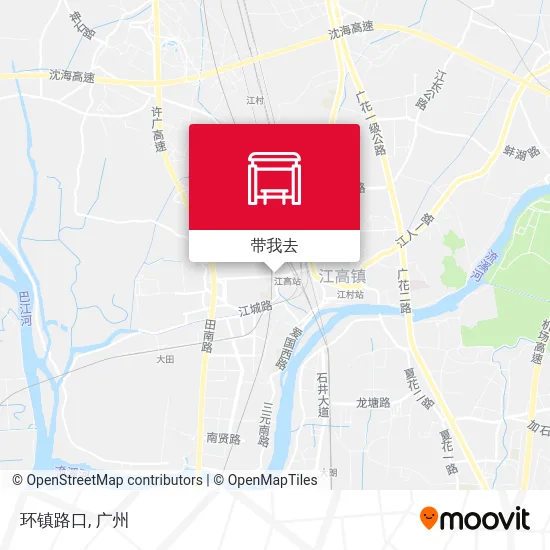 环镇路口地图