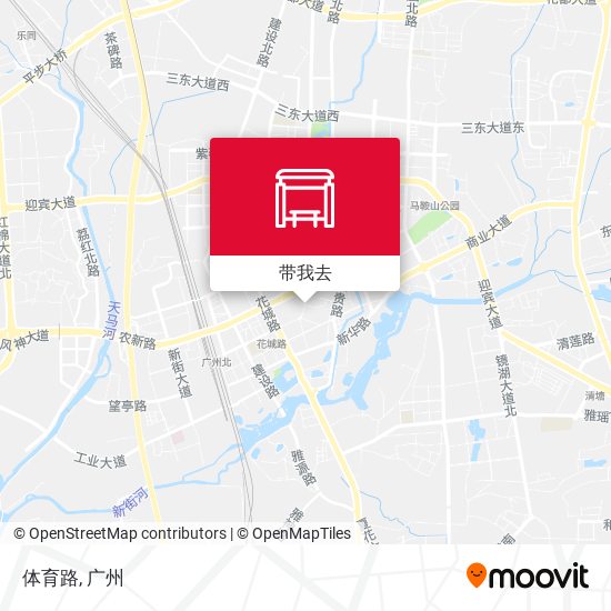 体育路地图