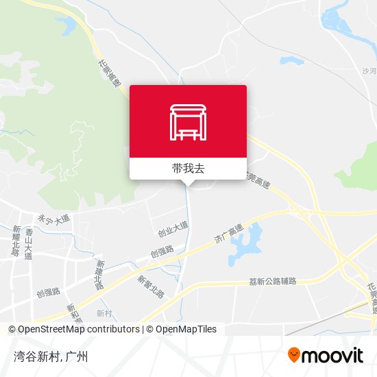 湾谷新村地图