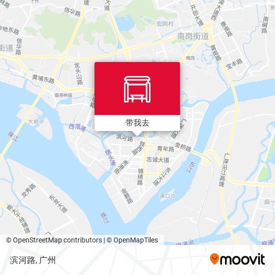滨河路地图