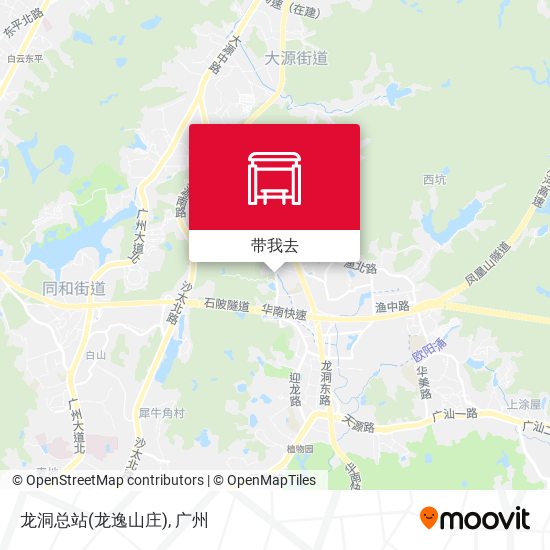 龙洞总站(龙逸山庄)地图