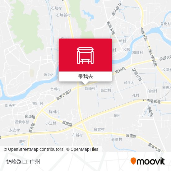 鹤峰路口地图