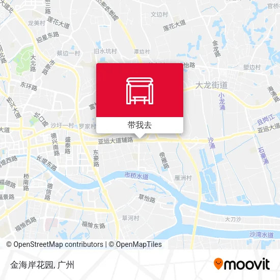 金海岸花园地图