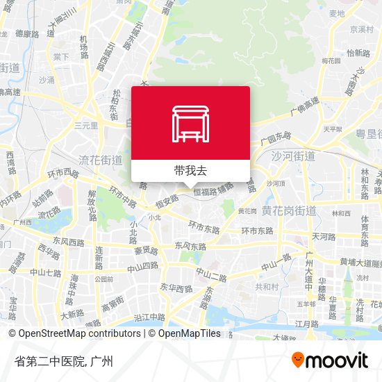 省第二中医院地图