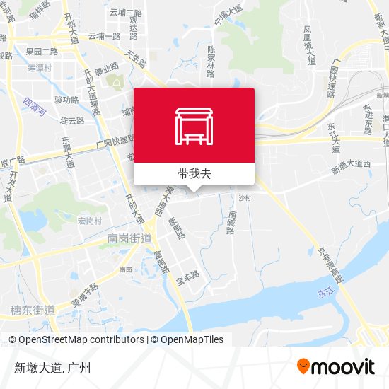 新墩大道地图