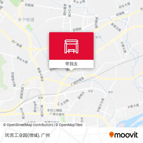 民营工业园(增城)地图