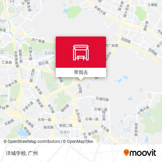 洋城学校地图