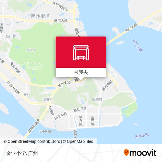 金业小学地图