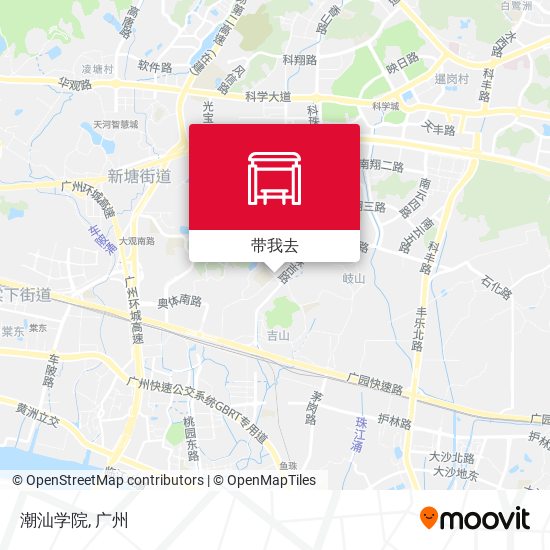 潮汕学院地图