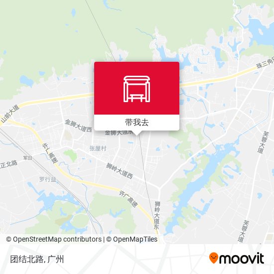 团结北路地图