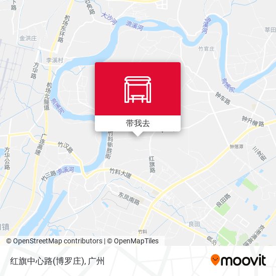 红旗中心路(博罗庄)地图