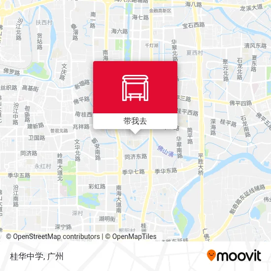 桂华中学地图