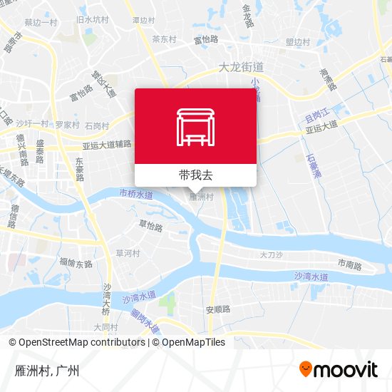 雁洲村地图