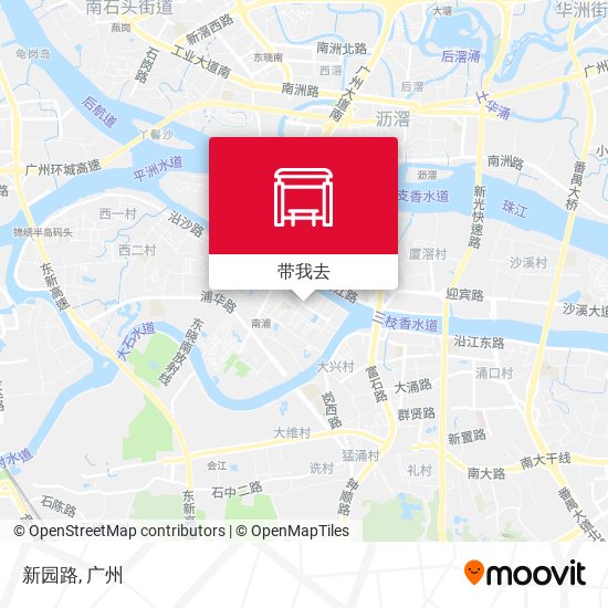 新园路地图