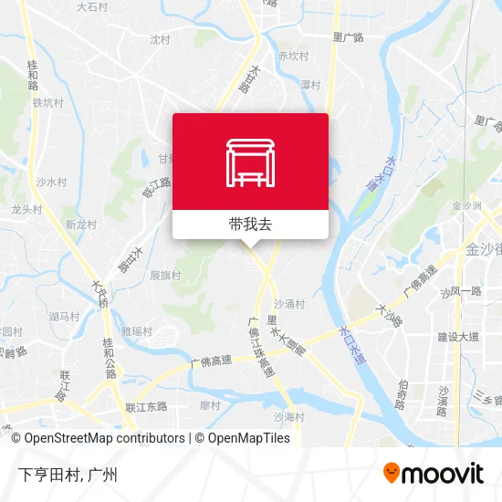 下亨田村地图