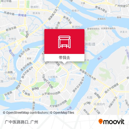 广中医路路口地图