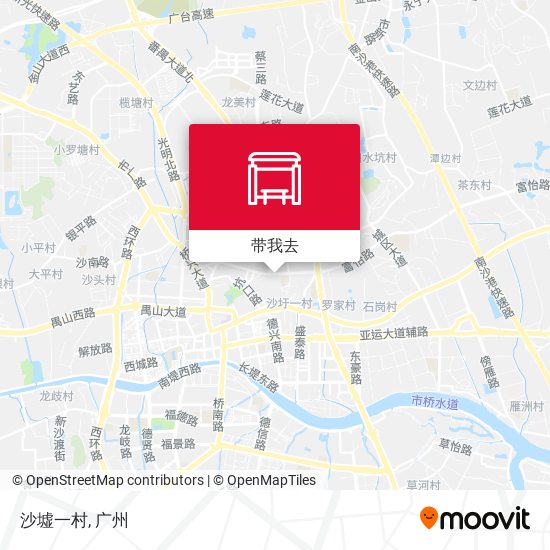 沙墟一村地图