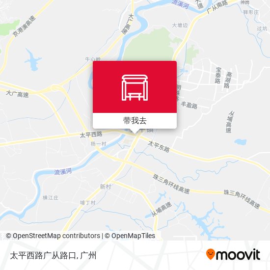 太平西路广从路口地图