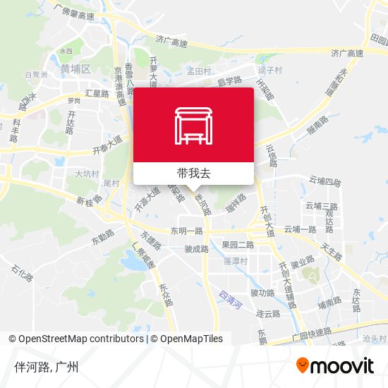 伴河路地图
