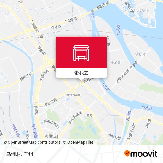 乌洲村地图