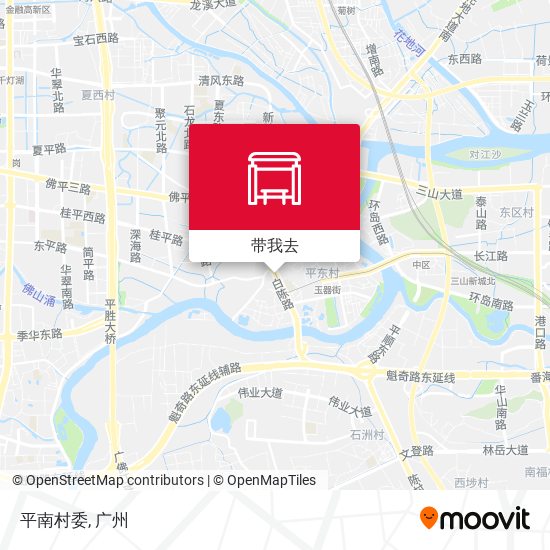 平南村委地图