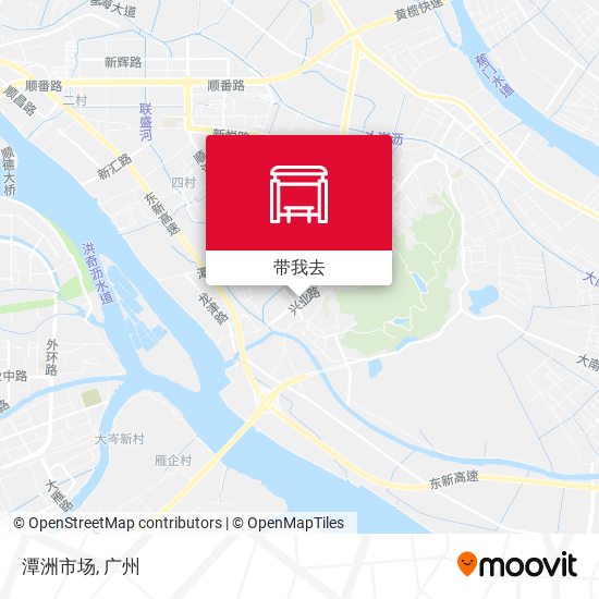 潭洲市场地图