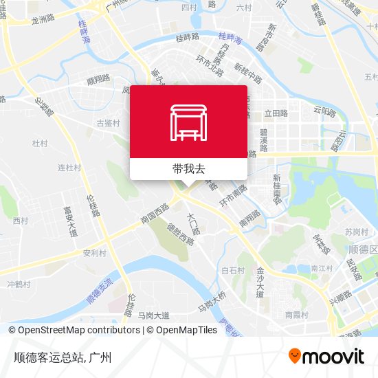 顺德客运总站地图